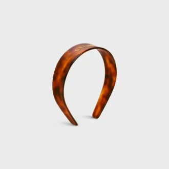 Celine Headband in Acetate and Steel