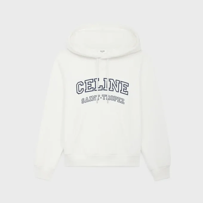 Celine Hoodie in Fleece Cotton Celine Hoodie in Fleece Cotton