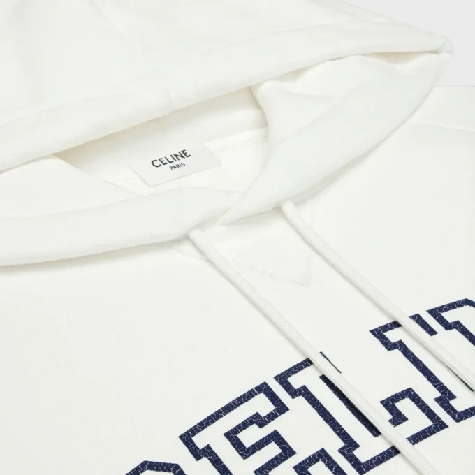 Celine Hoodie in Fleece Cotton Celine Hoodie in Fleece Cotton