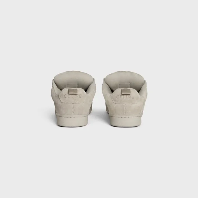 Celine Huntington Low Lace-Up Sneaker in Suede Calfskin and Mesh Celine Huntington Low Lace-Up Sneaker in Suede Calfskin and Mesh
