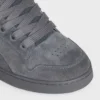 Celine Huntington Low Lace-Up Sneaker in Suede Calfskin and Mesh Celine Huntington Low Lace-Up Sneaker in Suede Calfskin and Mesh