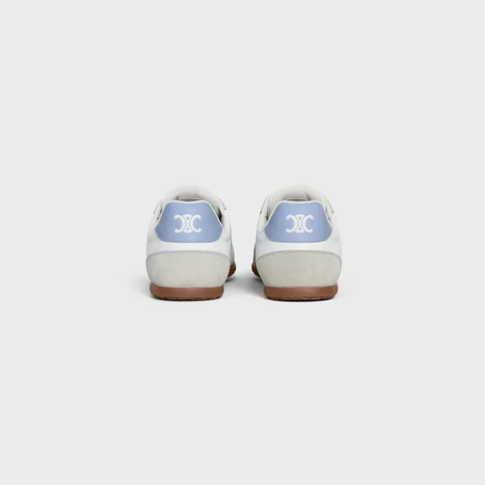 Celine Jogger – Low Lace-Up Sneaker in Calfskin and Suede Calfskin