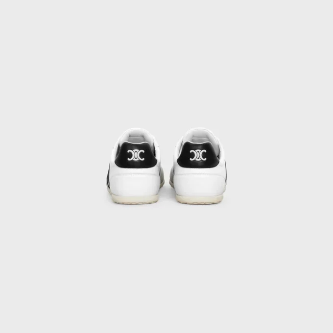 Celine Jogger Low Lace-Up Sneaker in Calfskin & Suede Calfskin
