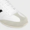 Celine Jogger Low Lace-Up Sneaker in Calfskin & Suede Calfskin