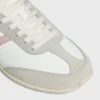 Celine Jogger Low Lace-Up Sneaker in Calfskin & Suede Calfskin