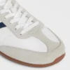 Celine Jogger – Low Lace-Up Sneaker in Calfskin & Suede Calfskin