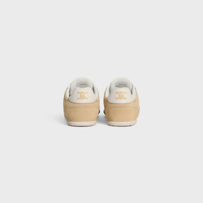 Celine Jogger – Low Lace-Up Sneaker in Suede Calfskin and Calfskin