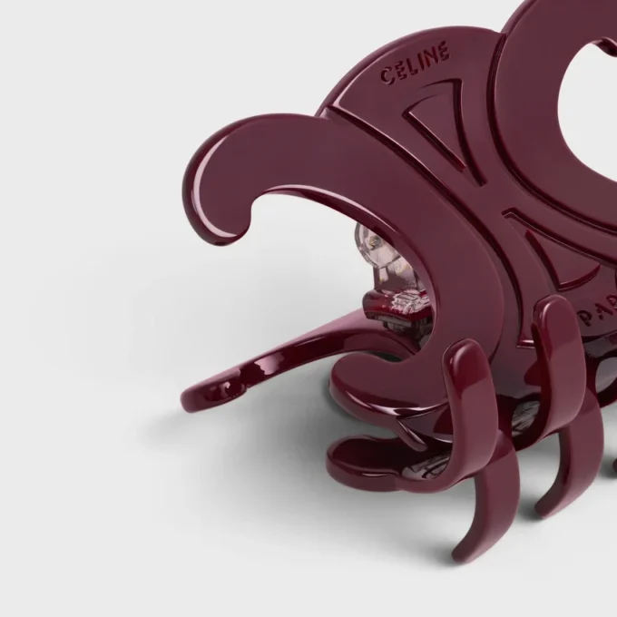 Celine Large Hair Claw in Acetate