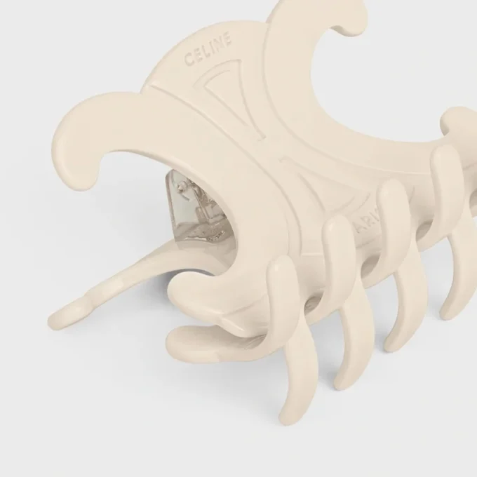 Celine Large Hair Claw in Acetate