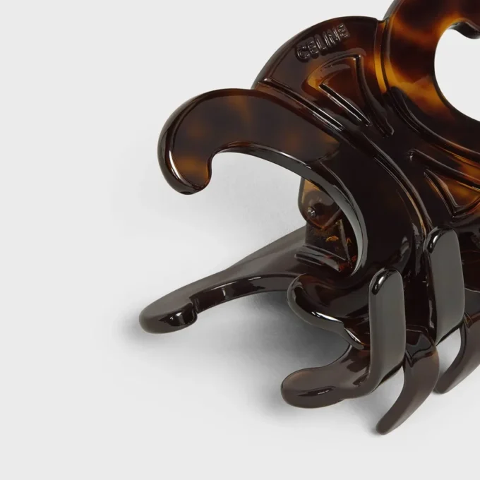 Celine Large Hair Claw in Acetate