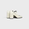 Celine Lily Perforated Triomphe Babies in Patent Calfskin