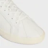 Celine Lou Low Lace-Up Sneaker with Triomphe in Canvas and Calfskin Celine Lou Low Lace-Up Sneaker with Triomphe in Canvas and Calfskin