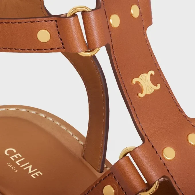 Celine Lympia Gladiator Sandal in Calfskin