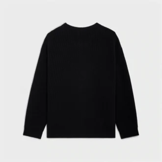 Celine Oversized Sweater in Ribbed Wool Celine Oversized Sweater in Ribbed Wool