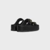 Celine Polly Wedge Mule in Calfskin