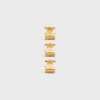 Celine Set of 3 Mini Hair Claws in Brass with Gold Finish and Steel