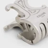 Celine Set of 3 Mini Hair Claws in Brass with Rhodium Finish and Steel