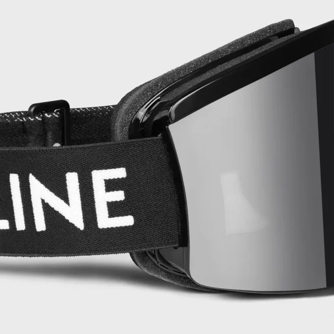 Celine Ski Mask in Injected Nylon with Mirror Lenses