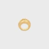 Celine Sulky Ring in Brass with Gold Finish