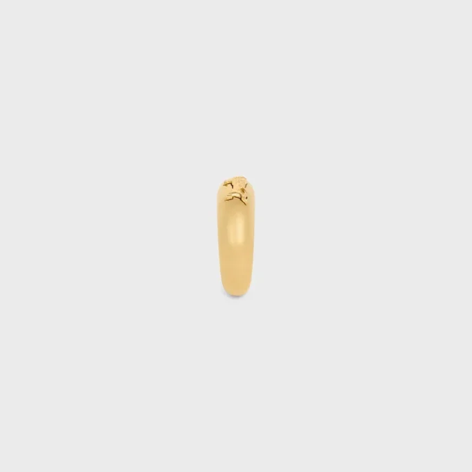 Celine Sulky Ring in Brass with Gold Finish