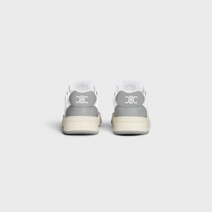 Celine Trainer Ct-09 Low Lace-Up Sneaker in Calfskin and Mesh Celine Trainer Ct-09 Low Lace-Up Sneaker in Calfskin and Mesh