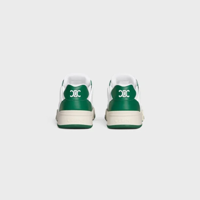 Celine Trainer Ct-09 Low Lace-Up Sneaker in Calfskin and Mesh Celine Trainer Ct-09 Low Lace-Up Sneaker in Calfskin and Mesh