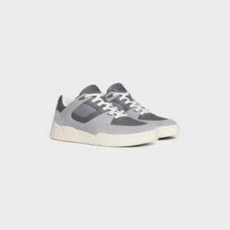 Celine Trainer Ct-09 Low Lace-Up Sneaker in Suede Calfskin, Calfskin and Mesh Celine Trainer Ct-09 Low Lace-Up Sneaker in Suede Calfskin, Calfskin and Mesh