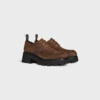 Celine Triomphe Derbies  in Waxed Suede Calfskin
