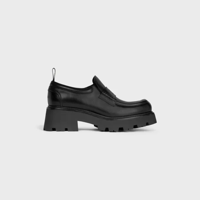 Celine Triomphe – Loafer in Calfskin Vegetal Tanning and Calfskin Celine Triomphe – Loafer in Calfskin Vegetal Tanning and Calfskin
