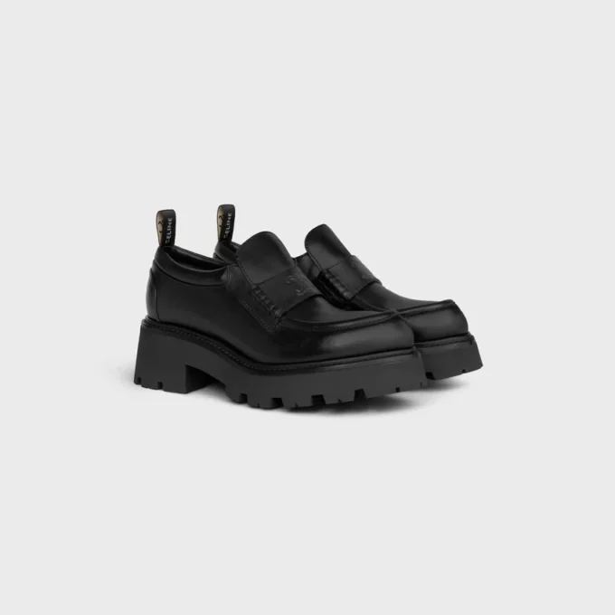 Celine Triomphe – Loafer in Calfskin Vegetal Tanning and Calfskin Celine Triomphe – Loafer in Calfskin Vegetal Tanning and Calfskin