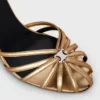 Celine Triomphe Sandal in Laminated Lambskin