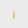 Charms Elephant on Pearl in Brass with Gold Finish and Resin Pearl Charms Elephant on Pearl in Brass with Gold Finish and Resin Pearl