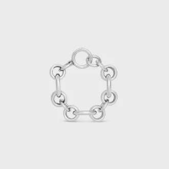 Charms Heritage Chunky Bracelet in Brass with Rhodium Finish