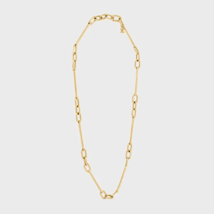 Charms Necklace in Brass with Gold Finish Charms Necklace in Brass with Gold Finish
