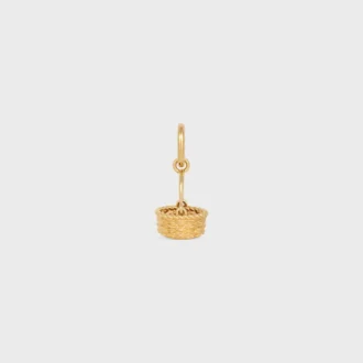 Charms Panier in Brass with Gold Finish