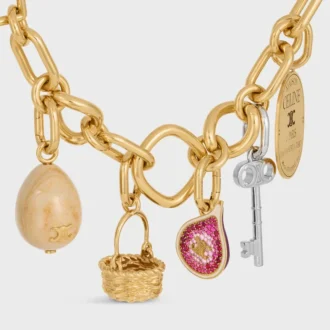Charms Panier in Brass with Gold Finish