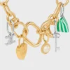 Charms Triomphe in Brass with Rhodium Finish Charms Triomphe in Brass with Rhodium Finish