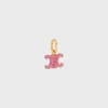 Charms Triomphe Strass and Brass with Gold Finish