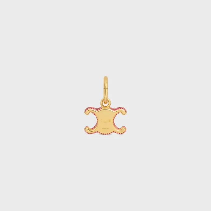 Charms Triomphe Strass and Brass with Gold Finish