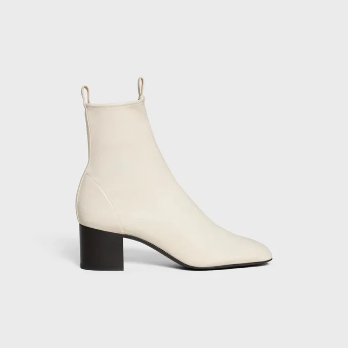 Cheri – Zipped Boot in Stretch Lambskin
