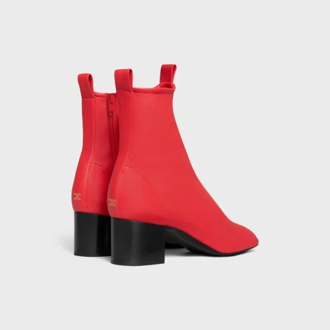 Cheri – Zipped Boot in Stretch Lambskin