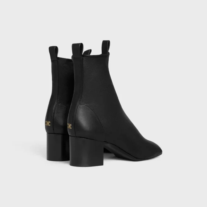 Cheri – Zipped Boot in Stretch Lambskin