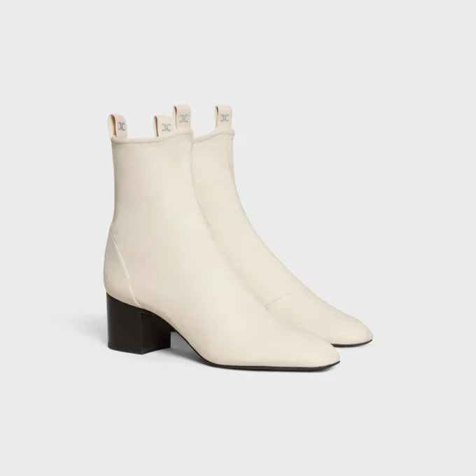 Cheri – Zipped Boot in Stretch Lambskin