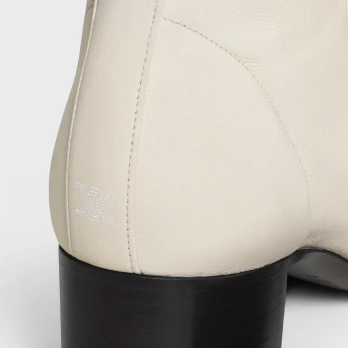 Cheri – Zipped Boot in Stretch Lambskin