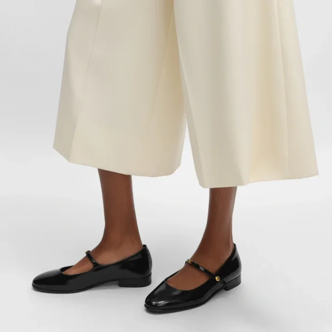 City Ballerina in Glossy Calfskin