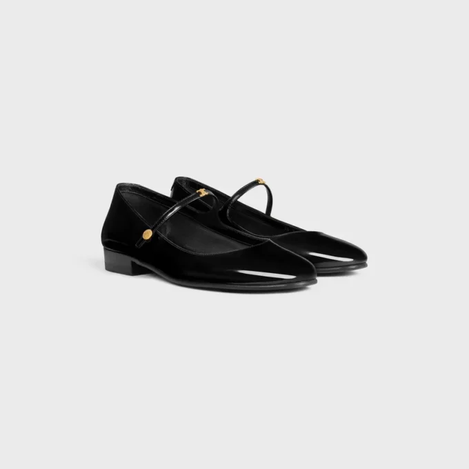 City Ballerina in Glossy Calfskin