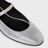 City Ballerina in Laminated Lambskin