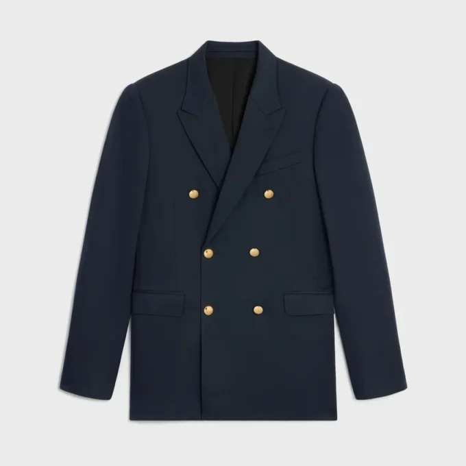 Classic Jacket in Diagonal Wool Classic Jacket in Diagonal Wool