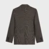 Classic Jacket in Micro Houndstooth Wool