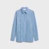 Classic Shirt in Striped Cotton Poplin Classic Shirt in Striped Cotton Poplin